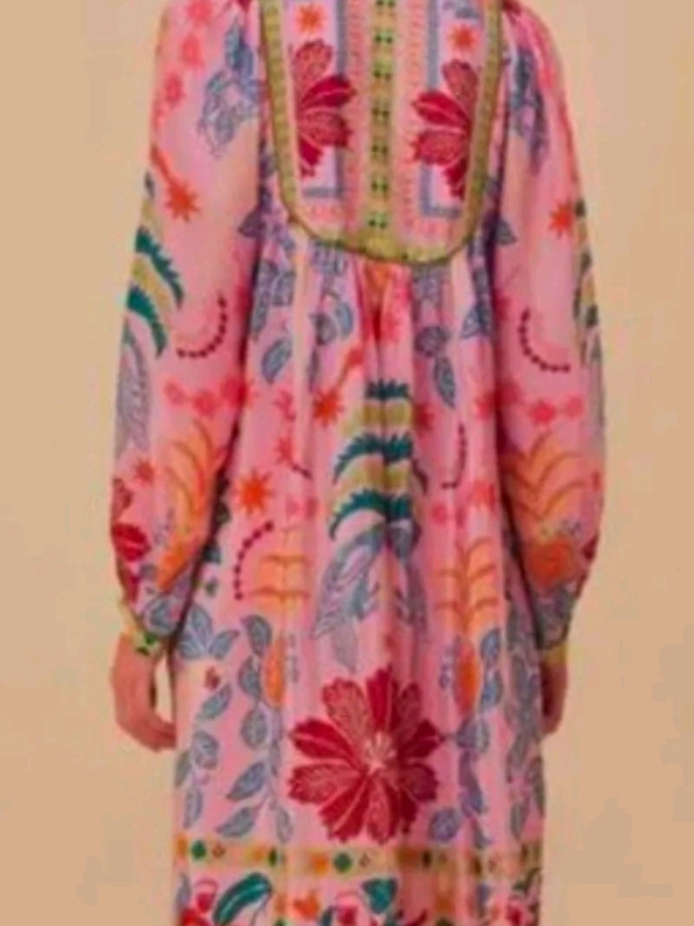 Farm Rio Fruits Queen Scarf Midi Dress, $298 MSRP - Picture 4 of 4